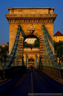 Budapest's Chain Bridge in HDR