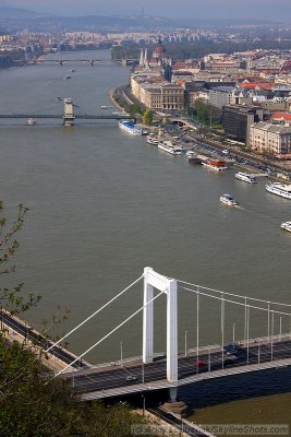 View of Budapest from the Citadella