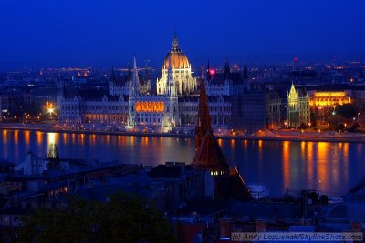 Budapest's Parliment at Night