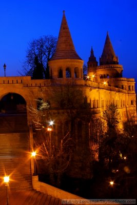 Budapest's Fisherman's Bastion at Night