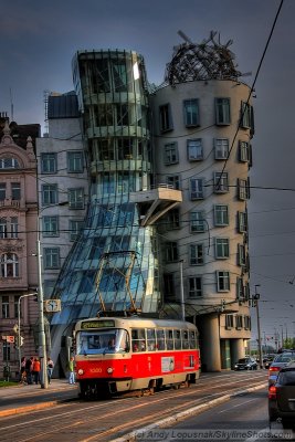 Prague's Dancing Building in HDR