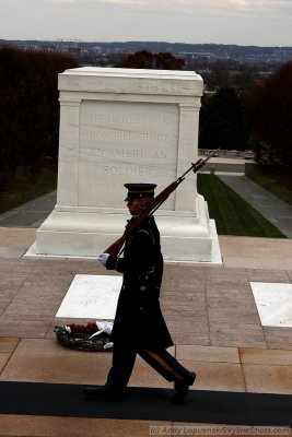 Tomb of the Unknown Soldier at Arlington National Cemetary