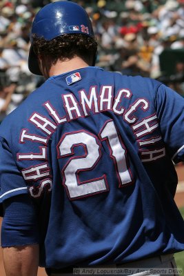 Texas Rangers catcher Jarrod Saltalamacchia