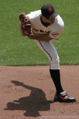 San Francisco Giants pitcher Barry Zito