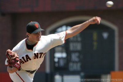 San Francisco Giants pitcher Barry Zito