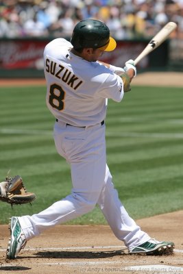 Oakland Athletics catcher Kurt Suzuki