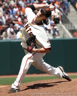 San Francisco Giants pitcher Tim Lincecum