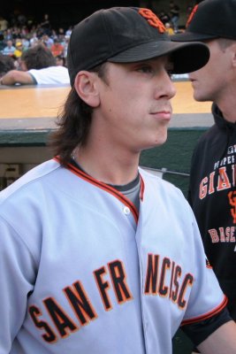 San Francisco Giants pitcher Tim Lincecum