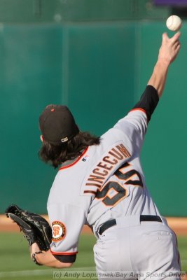 San Francisco Giants pitcher Tim Lincecum