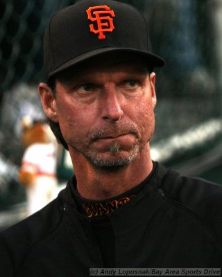 San Francisco Giants pitcher Randy Johnson