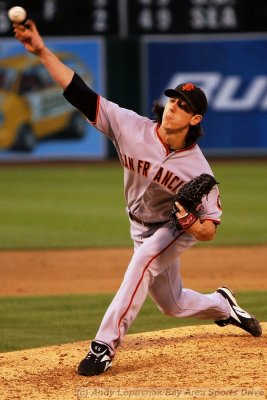 San Francisco Giants pitcher Tim Lincecum