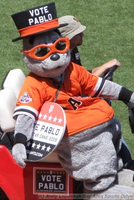 San Francisco Giants mascot Lou Seal