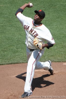 San Francisco Giants pitcher Merkin Valdez