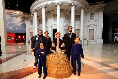 Me at the Lincoln Museum in Springfield, IL - Feb. 2009