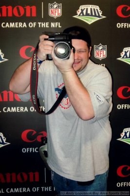 Me at the NFL Experience - Feb. 2009
