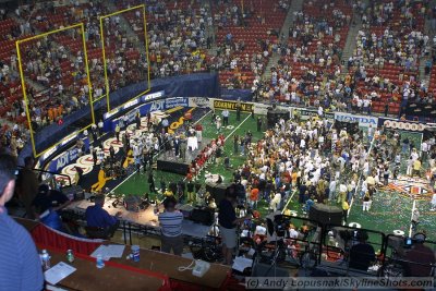 ArenaBowl XIX postgame celebration - Thomas & Mack Center - Las Vegas, NV