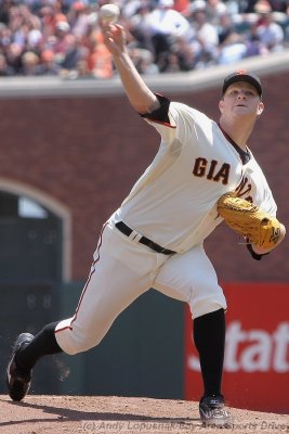 San Francisco Giants pitcher Matt Cain