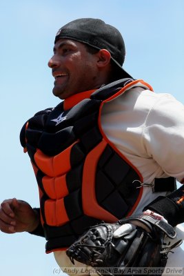 San Francisco Giants catcher Bengie Molina