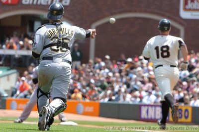 Pittsburgh Pirates catcher Jason Jaramillo