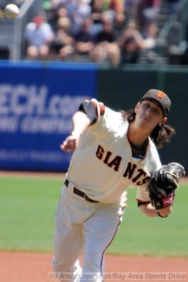 San Francisco Giants pitcher Tim Lincecum