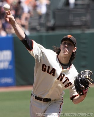 San Francisco Giants pitcher Tim Lincecum