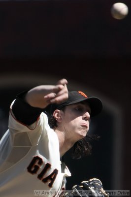 San Francisco Giants pitcher Tim Lincecum