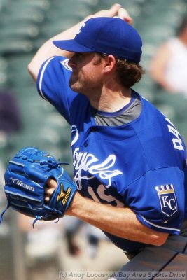 Kansas City Royals starting pitcher Brian Bannister