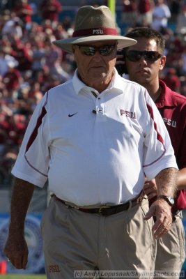 Florida State head coach Bobby Bowden