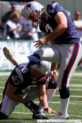 New England Patriots kicker Stephen Gostkowski