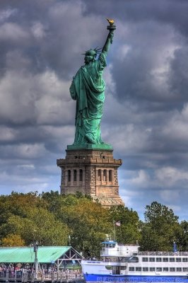 Statue of Liberty in HDR