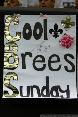 CBS sign: Cool Brees Sunday