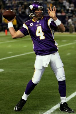 Minnesota Vikings QB Brett Favre