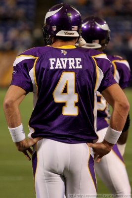 Minnesota Vikings QB Brett Favre