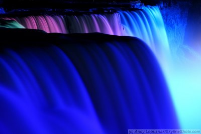 Niagara Falls at Night from USA