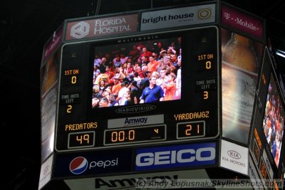 Final Score from the final sporting event at the Amway Arena