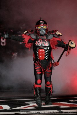 Orlando Predators mascot - Klaw