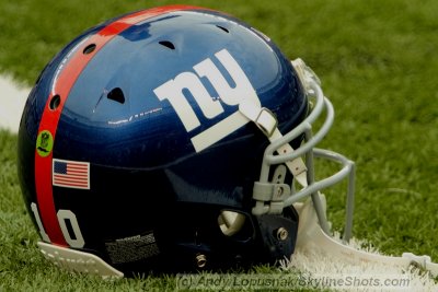 NY Giants helmet