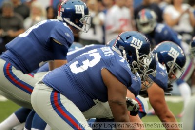 NY Giants offensive unit