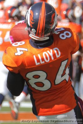 Denver Broncos WR Brandon Lloyd