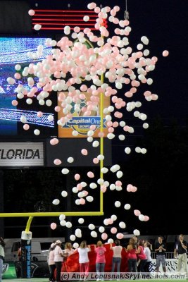 Breast Cancer Awareness balloons