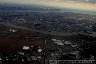 Metlife Stadium and NY skyline