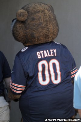 Chicago Bears mascot Staley