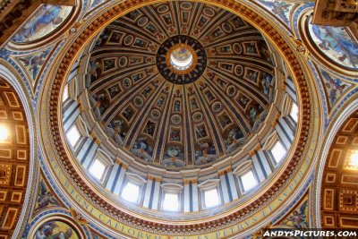 St. Peter's Basilica dome - Rome, Italy