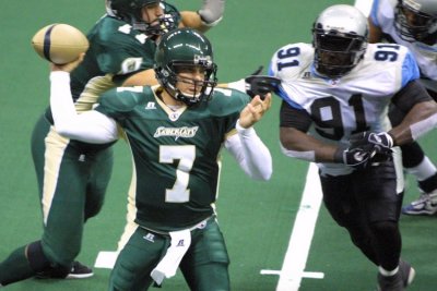 San Jose SaberCats QB Scott Rislov