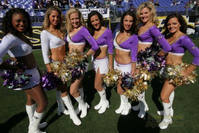 Baltimore Ravens cheerleaders