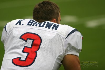 Houston Texans kicker Kris Brown
