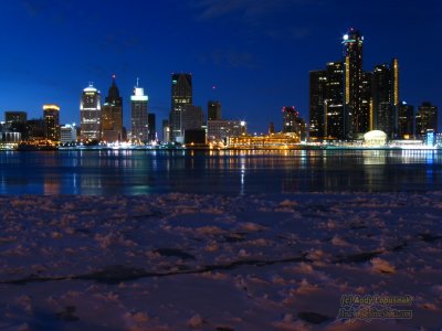 Detroit at Night