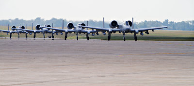 A-10s back from Arrowhead Fly-over - Dale E.