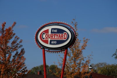 Courtyard sign