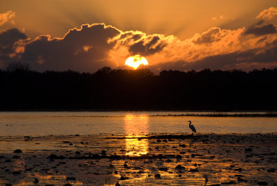 Carr Lake Sunset.